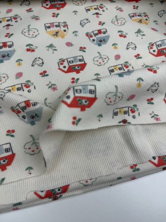 Ev Desenli Kaşkorse – Parça Kumaş