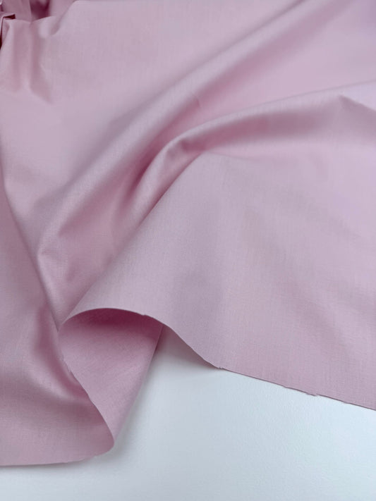 %100 Pamuk Pudra Pembe Düz Kumaş – Nevresimlik Elbiselik Çok Amaçlı (En 240 cm)