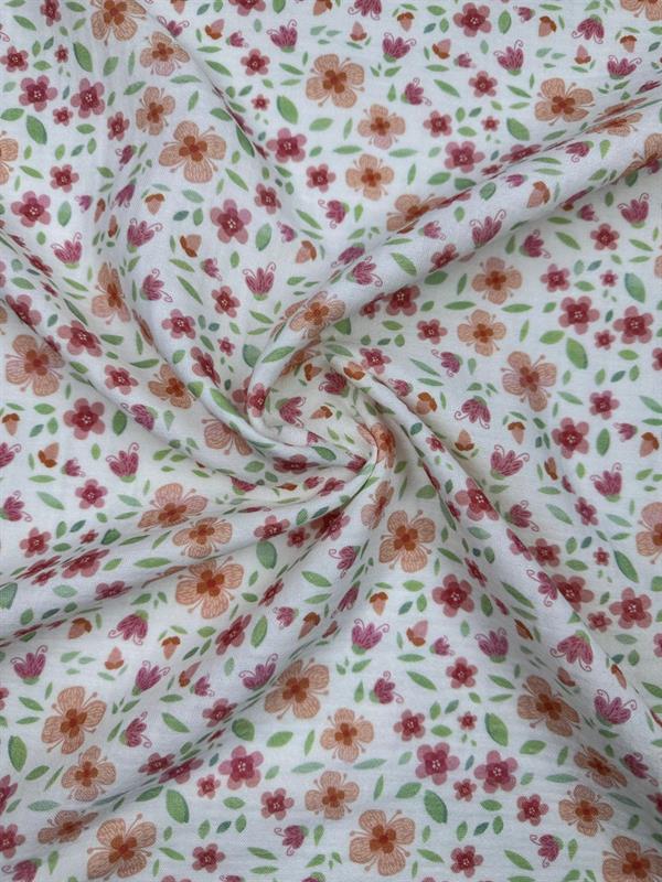 Ditsy floral DESENLİ ÇİFT KAT MÜSLİN KUMAŞ
