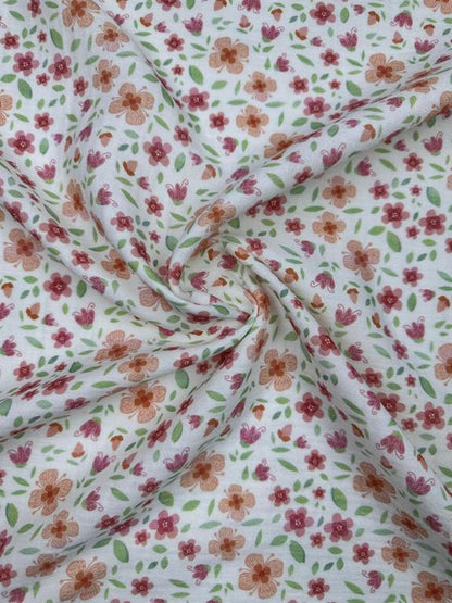 Ditsy floral DESENLİ ÇİFT KAT MÜSLİN KUMAŞ